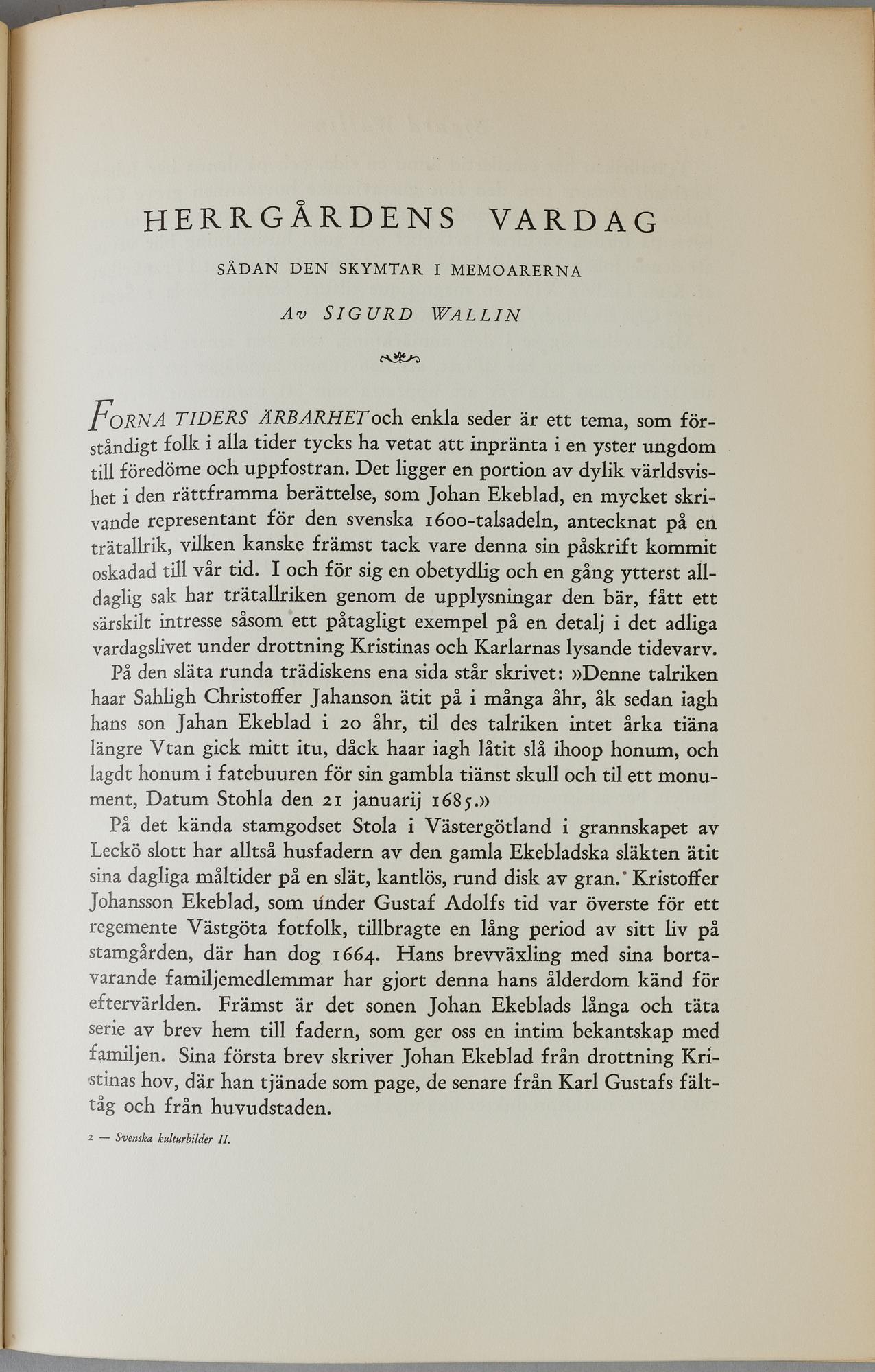 BÖCKER, Svenska Kulturbilder, Erixon och Wallin, 1932, sex volymer.