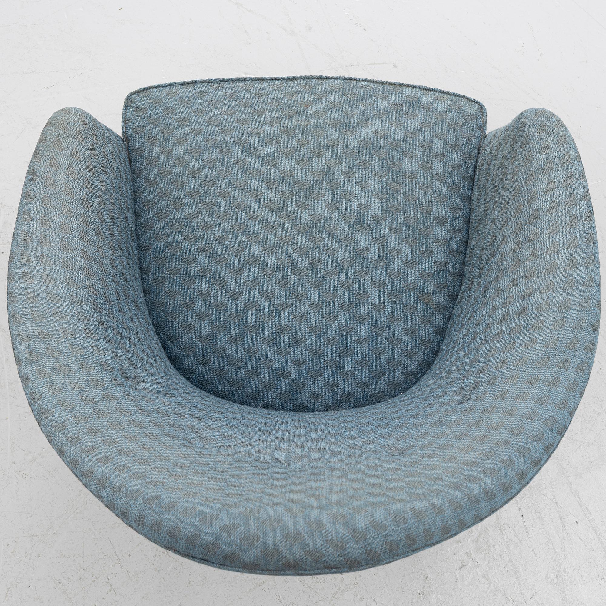 Kerstin Hörlin-Holmquist, An armchair, “Lilla Adam”, from the “Paradiset” series, Triva, Nordiska Kompaniet, mid-20th century.