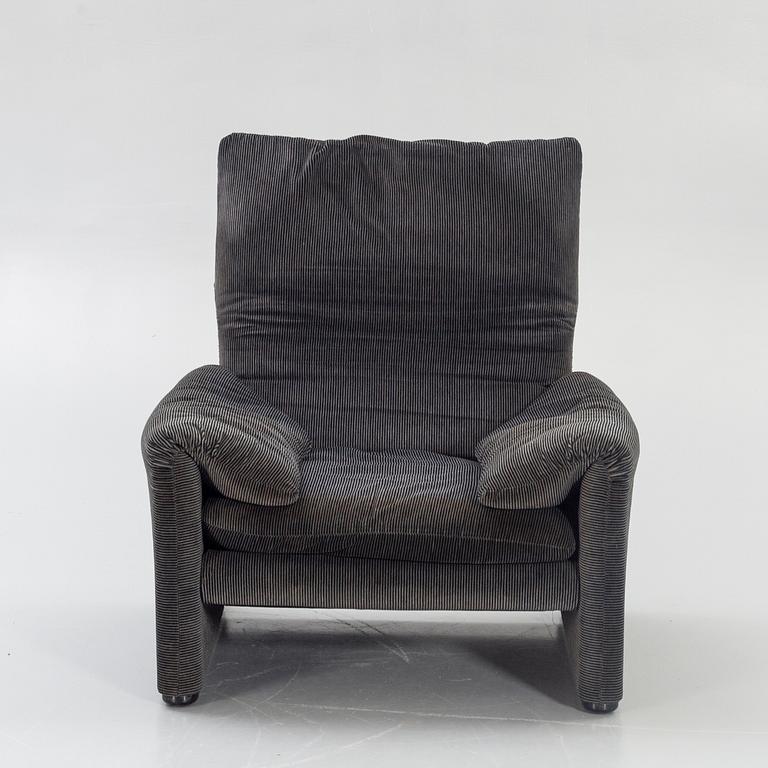 Vico Magistretti, armchair "Maralunga", Cassina late 20th century.