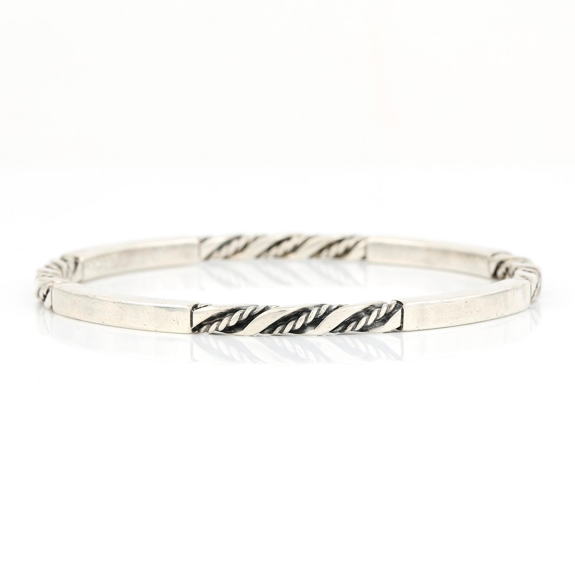 ARMRING, sterlingsilver, Georg Jensen, Danmark. Vikt ca 25 gram.