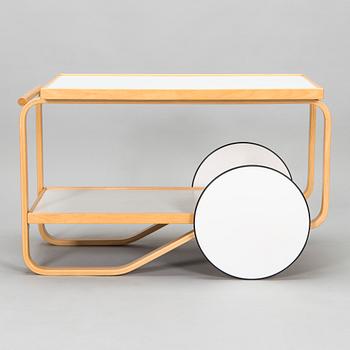 Alvar Aalto, a late 20th '901' tea trolley for Artek.