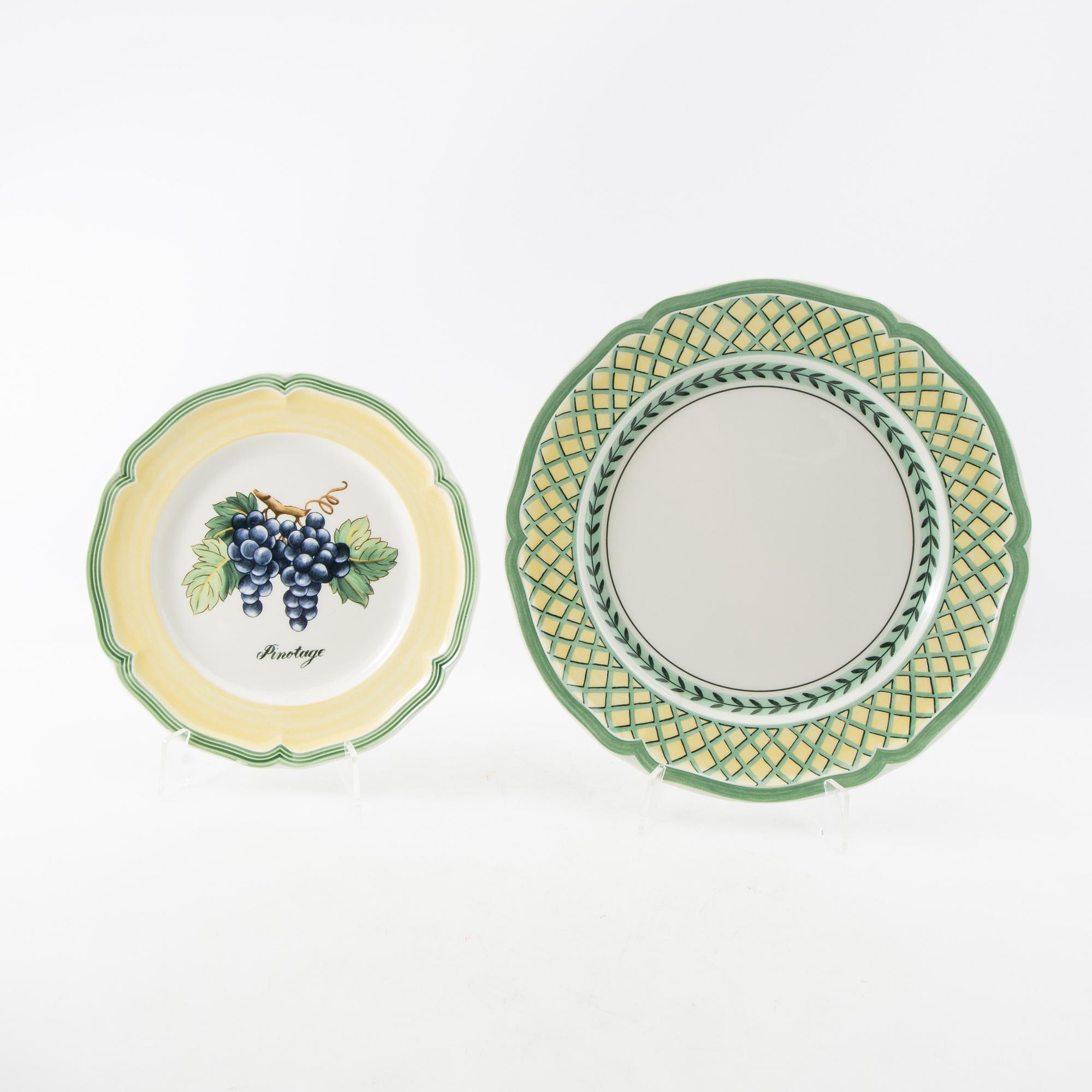 Servis, 48 delar, porslin, "French Garden Fleurence", Villeroy Bosch, Tyskland.