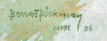 Bengt Böckman, olja på duk signerad och daterad 2006.