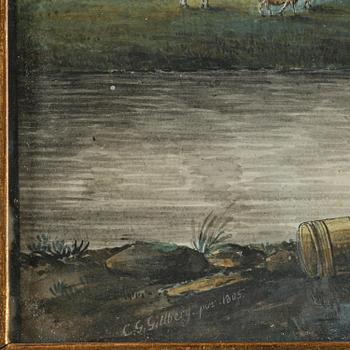 Carl Gustaf Gillberg, Vyer över bruk, ett par.