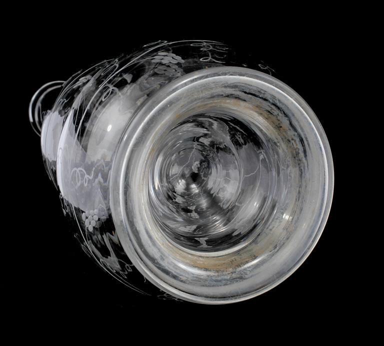 KARAFF, glas, 1800-tal.