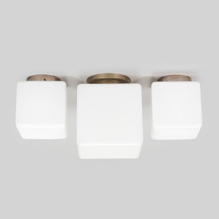 Paavo Tynell, three 1930s ceilig lights 2008 and 2009 for Taito.