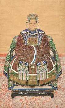 Ancestor portrait, China, 18th/19th century.