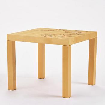 Klara Knutsson, a unique table, "Ornament", executed at Malmstens LiU, Stockholm, 2021.