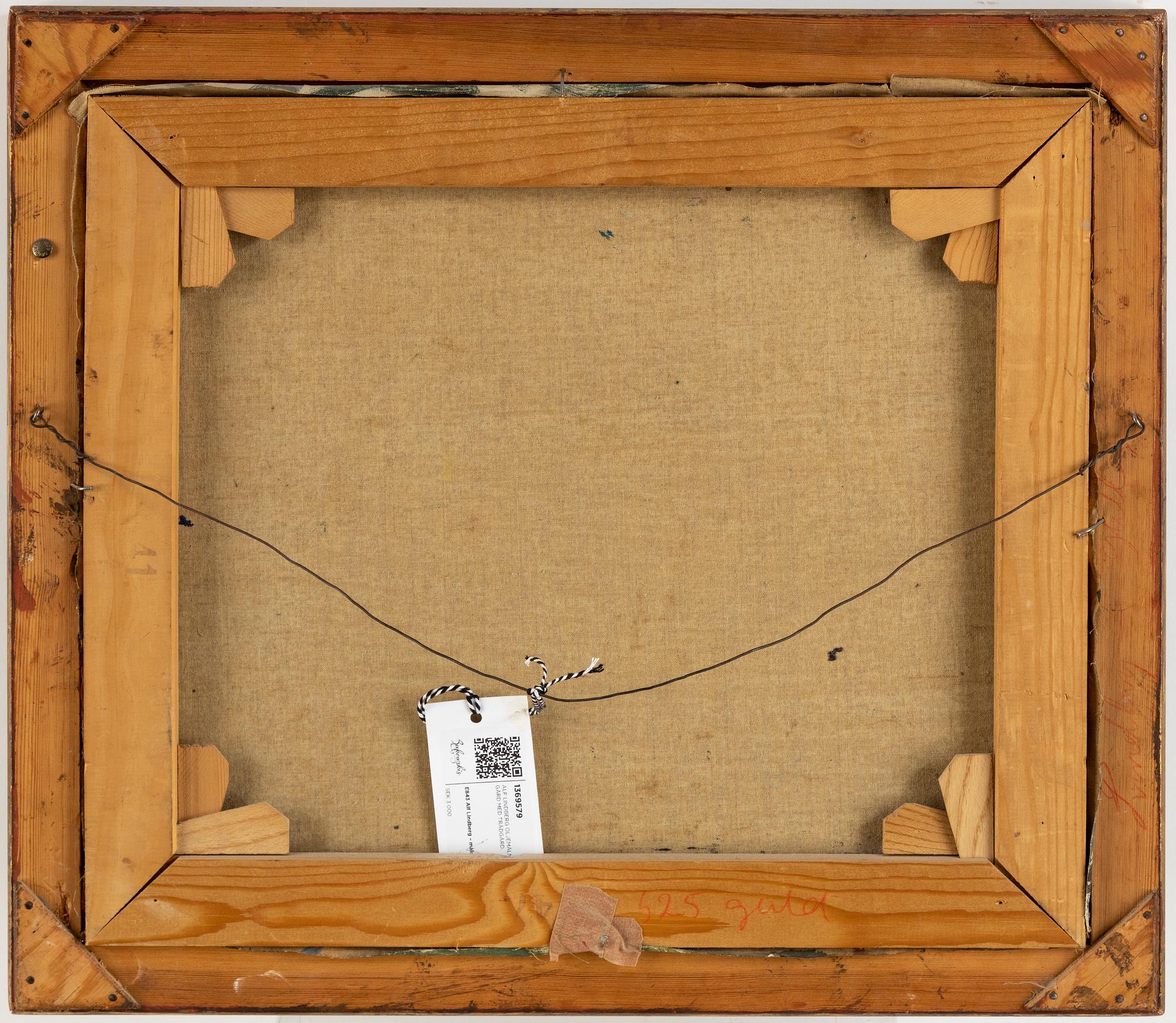 Alf Lindberg, oil on canvas, signed and dated -43.