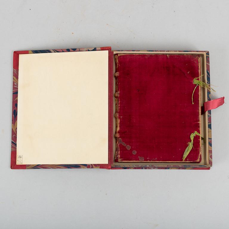 Svenskt 1500-tal i samtida sammetsband.