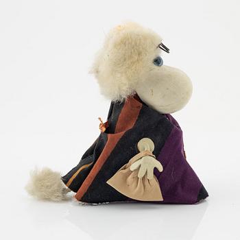 A 'Hemulens moster' Moomin figure by Atelier Fauni, Finland 1950's-60's.