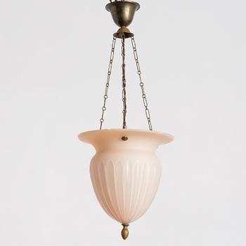 Ampel, kupa i glas från Rosdala, 1920/30-tal.