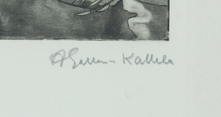 Akseli Gallen-Kallela,  "Joukahainens hämnd".