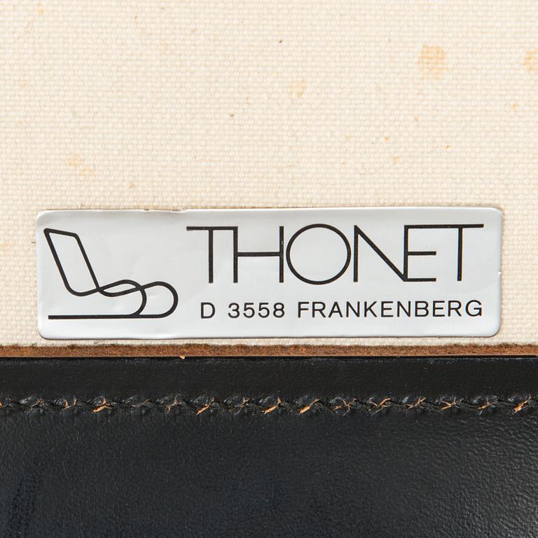 LUDWIG MIES VAN DER ROHE, a set of 1970-1980's 4+2, 'MR10' chairs for Thonet.