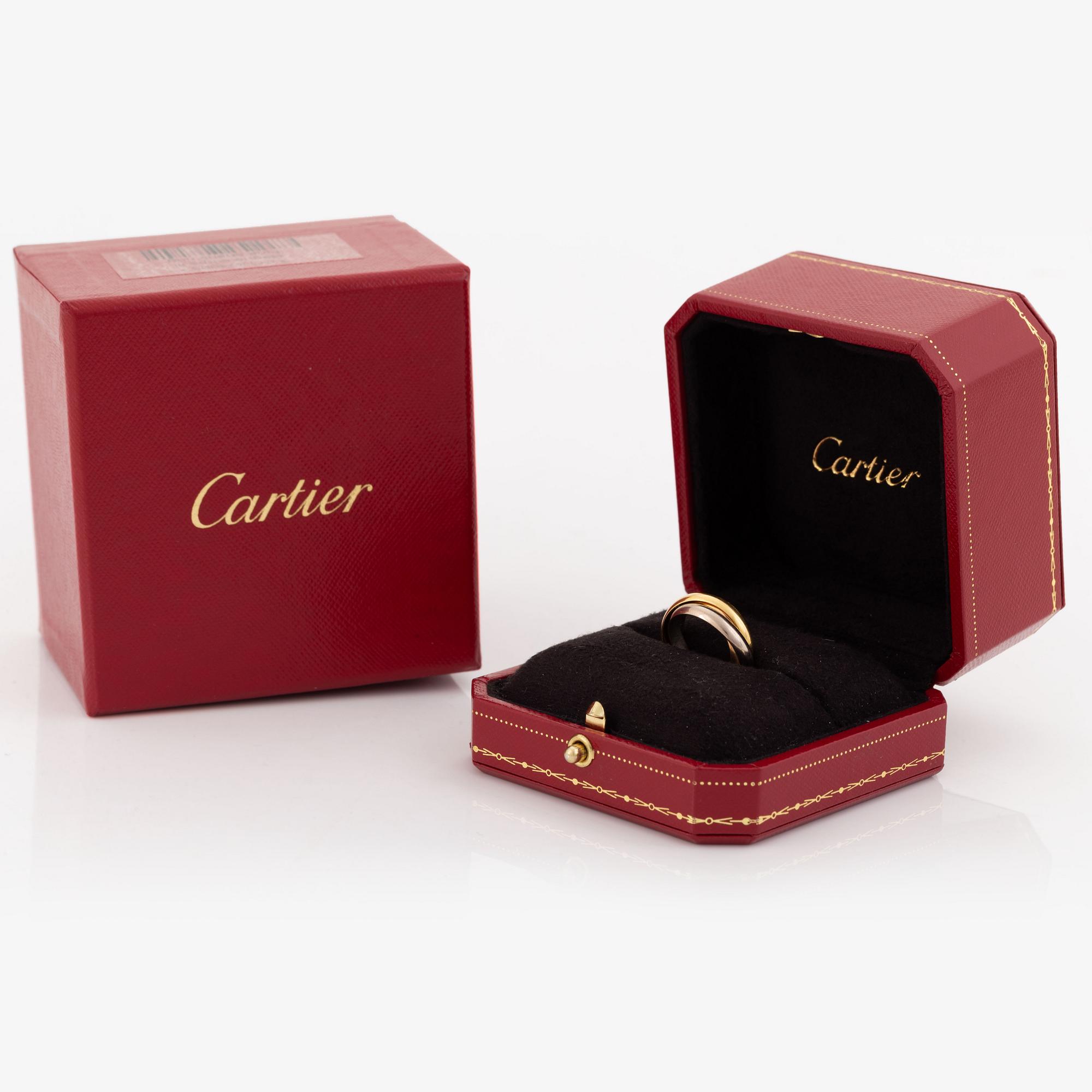 Cartier, 18K gold "Trinity" ring.
