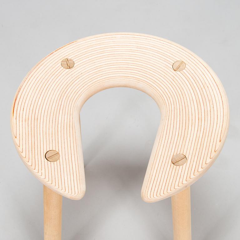 Antti Nurmesniemi, pall, "Sauna Stool", 1950-60-tal.