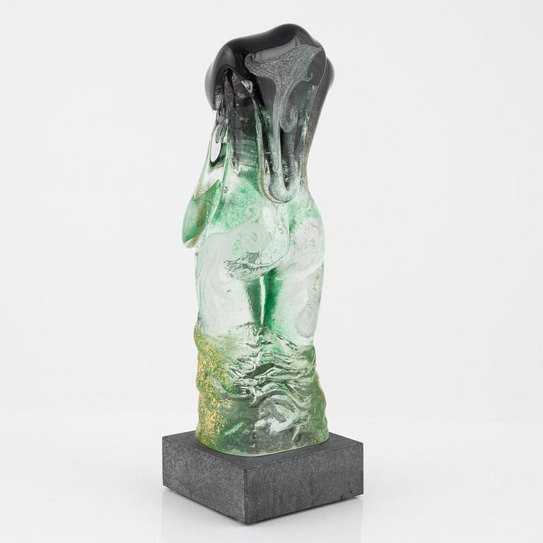 Jim Johnsson, a unique glass sculpture.