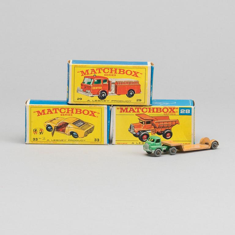 LESNEY MATCHBOX SERIES FOUR CARS.