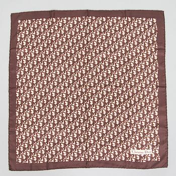 Christian Dior, two silk scarves.