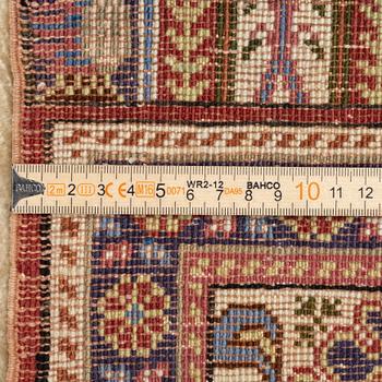 A Kayseri Saff rug, c. 228 x 87 cm.