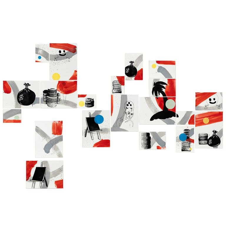 Ingo Vetter, Therese Johansson & Olav Westphalen, 'Collaborative Enamel Painting'.