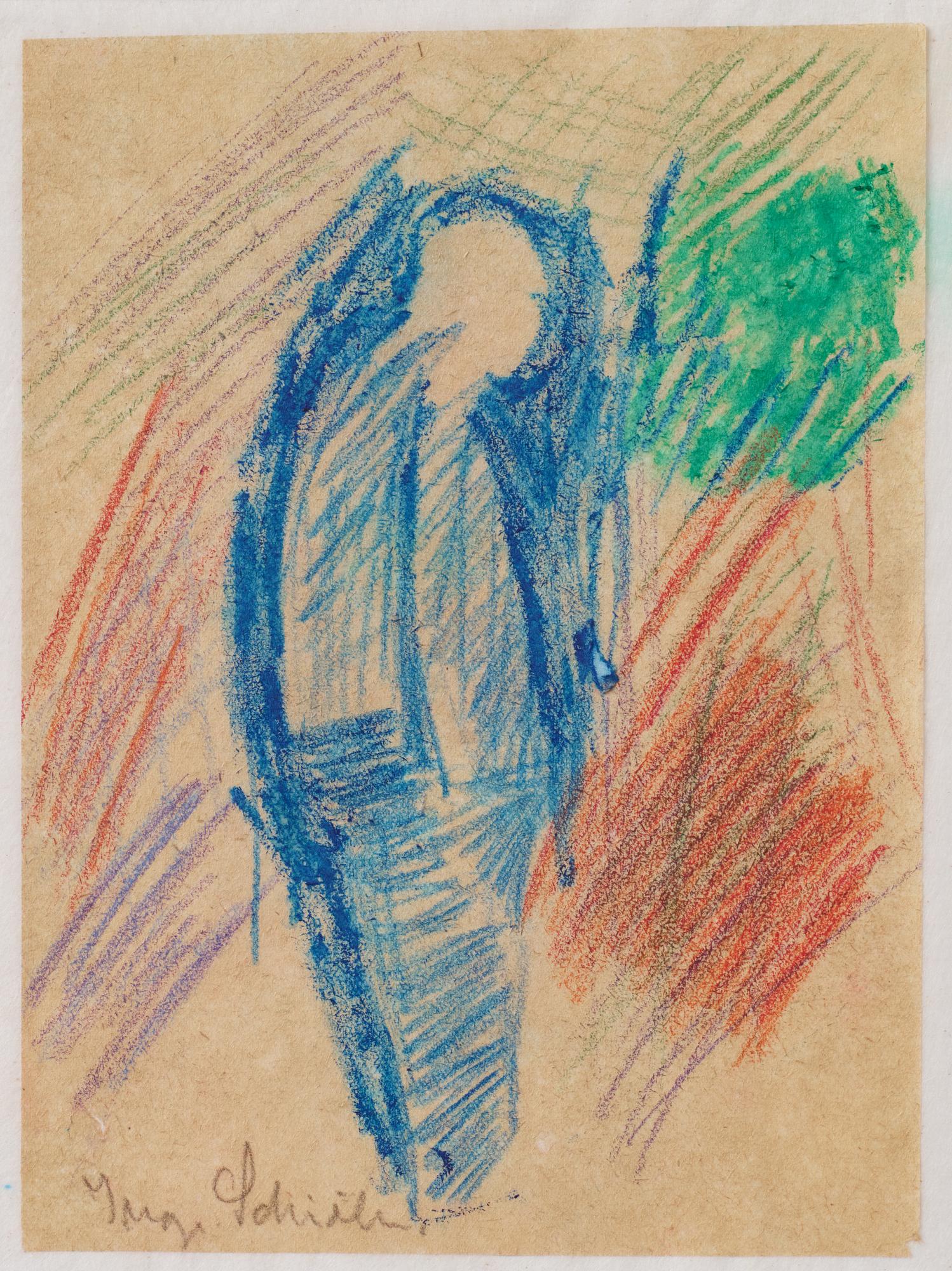 Inge Schiöler, Blå figur.