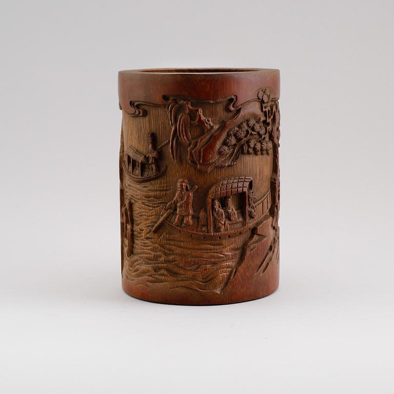 PENSELVAS, bambu, Kina, 1900-/2000-tal.