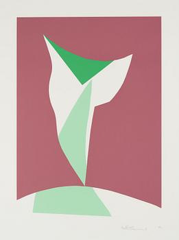 Richard Mortensen, silkscreen, 1991, signed and numbered HC.