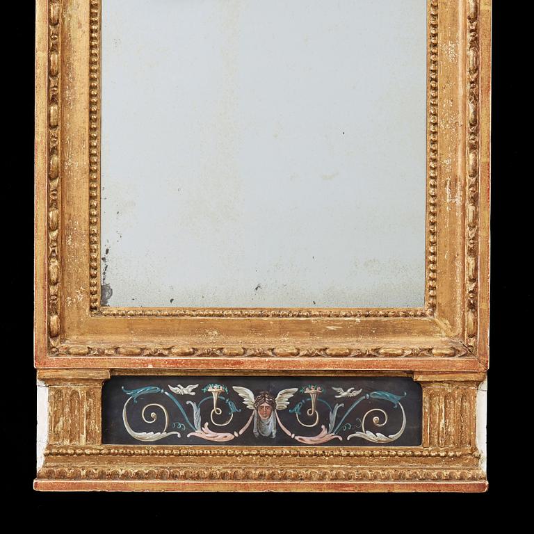 A late Gustavian circa 1800 mirror.