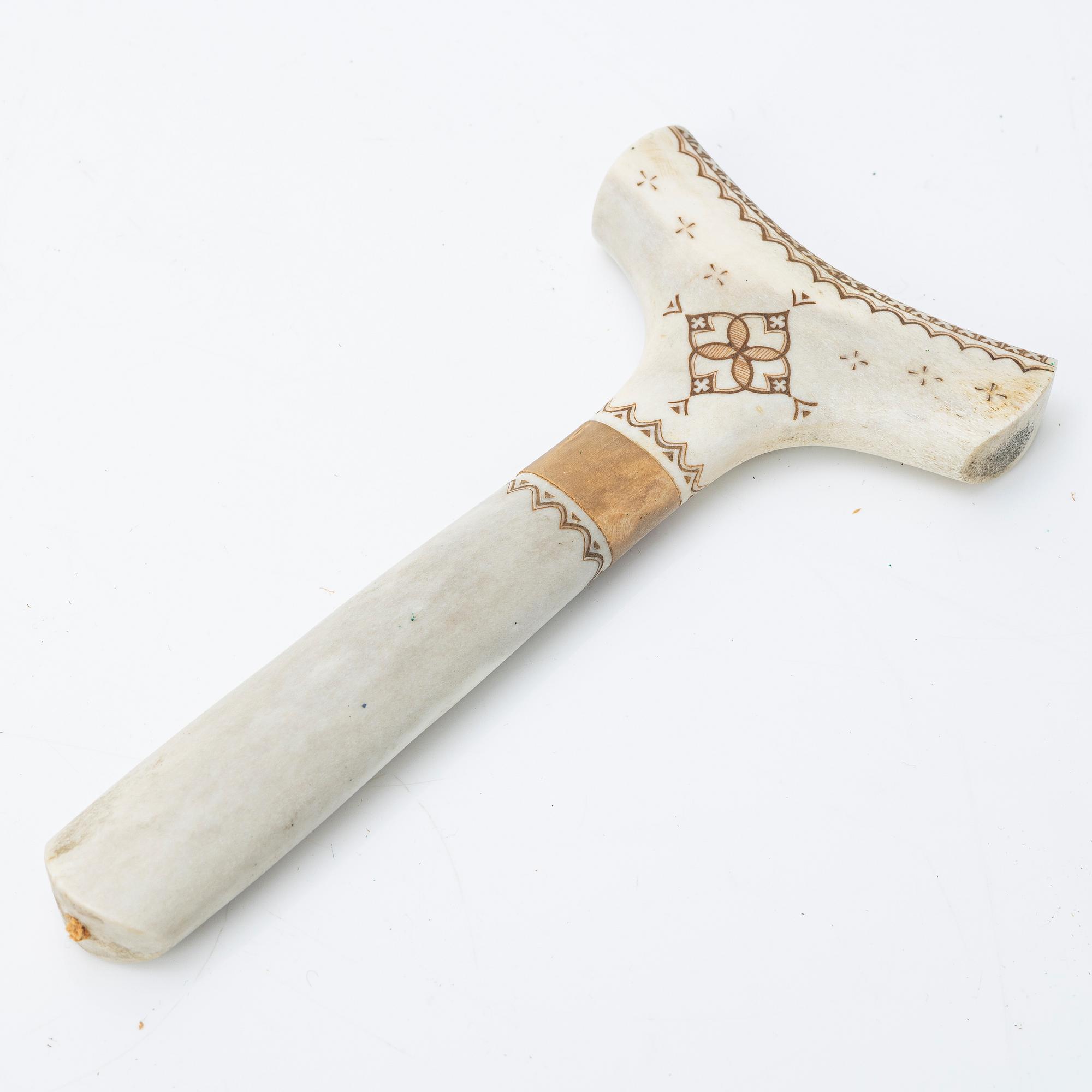 Anders Sunna, Drum, Goavddis, signed and dated 1976.