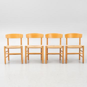 Børge Mogensen, chairs, 4 pcs, "J39", Denmark, second half of the 20th century.