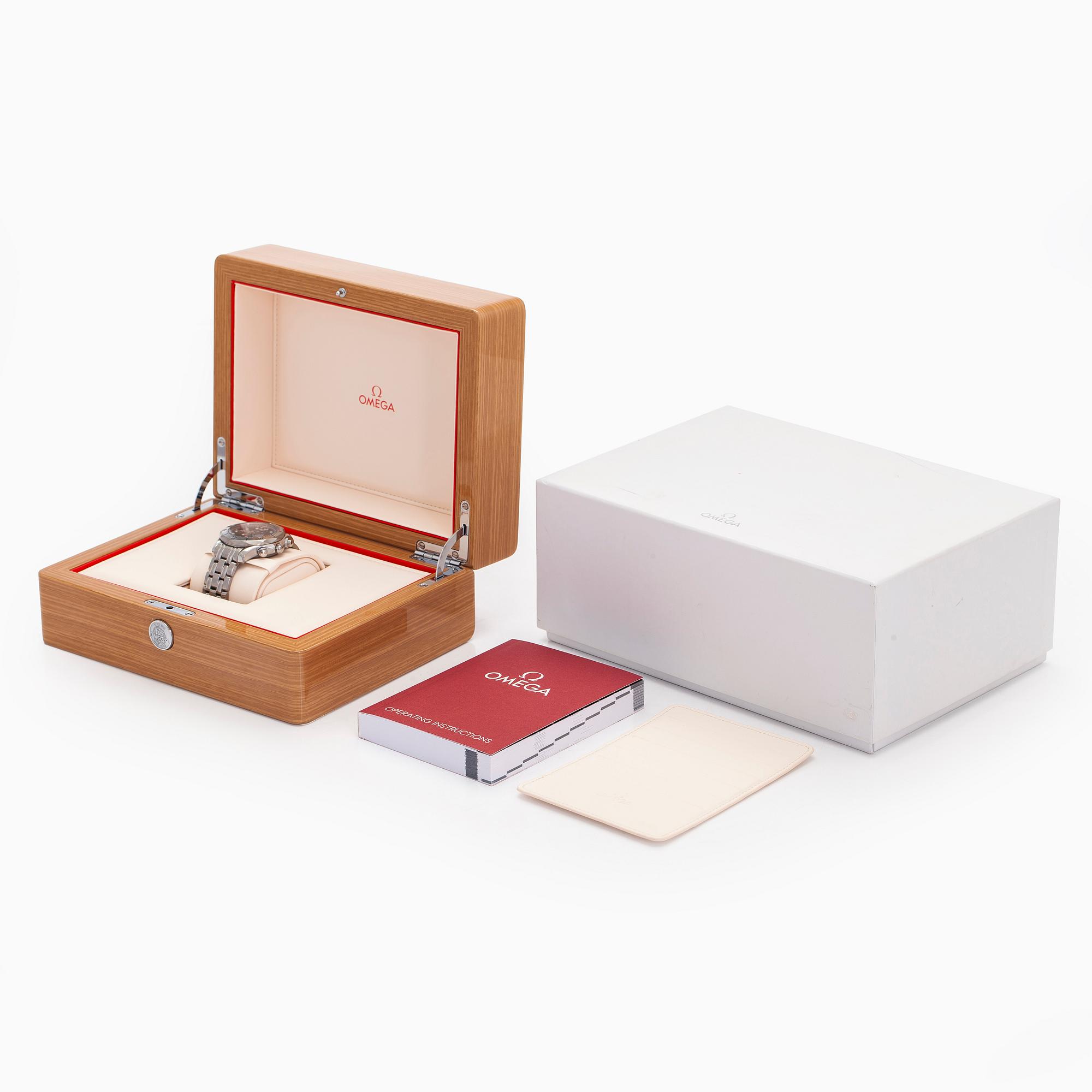 Omega, Seamaster, kronograf, armbandsur, 41,5 mm.