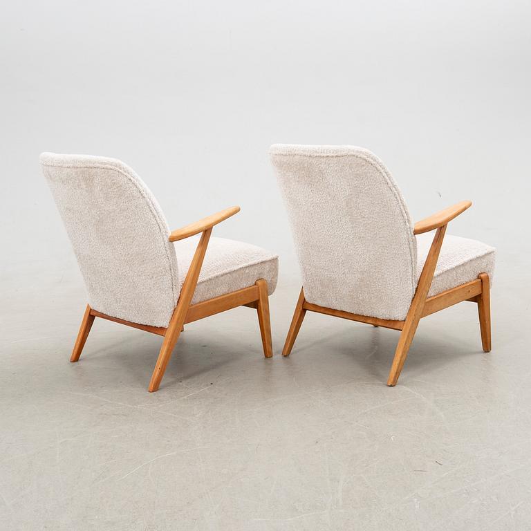 Fåtöljer, ett par, 1900-talets mitt.