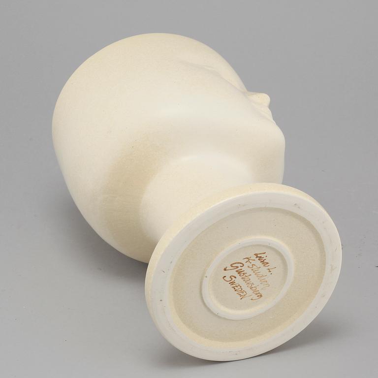 A stoneware flowerpot by Lisa Larson for K-Studion Gustavsberg, second half of the 20th century.