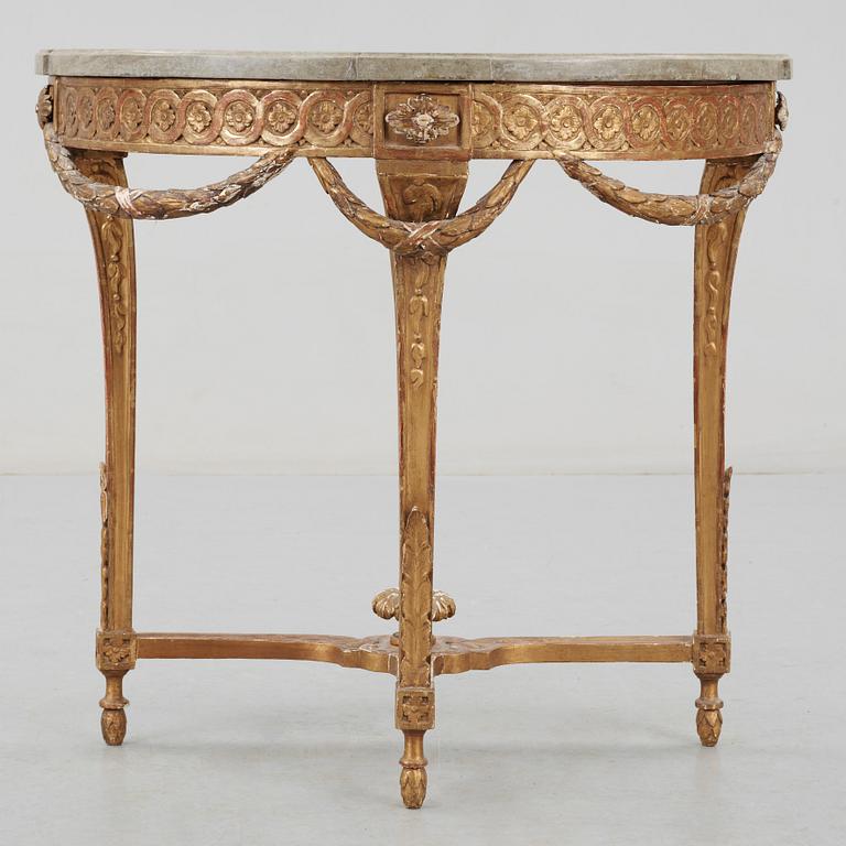 KONSOLBORD, gustavianskt,  1700-talets senare del.