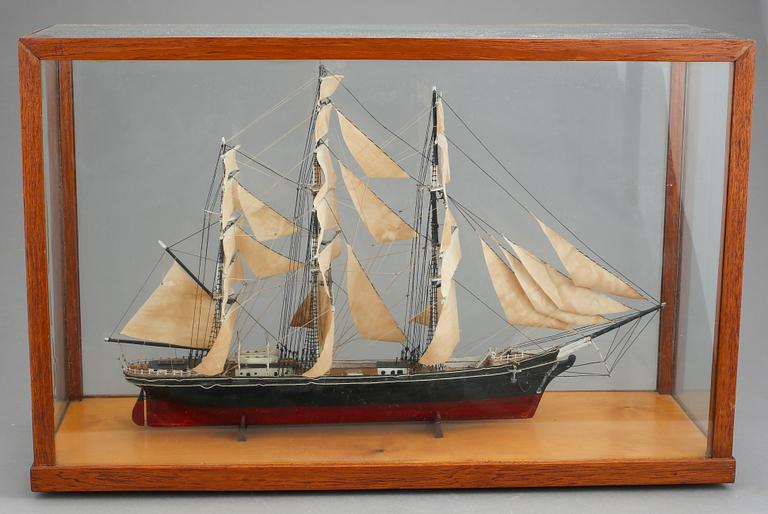 BÅTMODELL, tidigt 1900-tal.