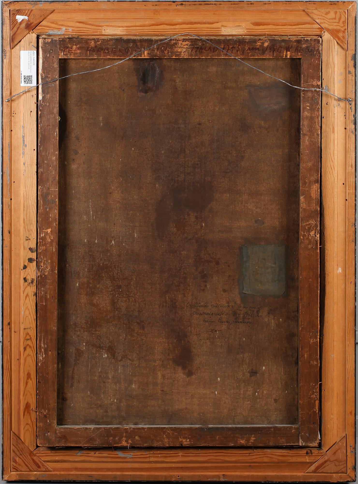 PEHR HÖRBERG, tillskriven, olja på duk, ej signerad.