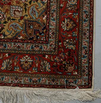 A rug, Old Tabriz, part silk, ca204 x 152 cm.