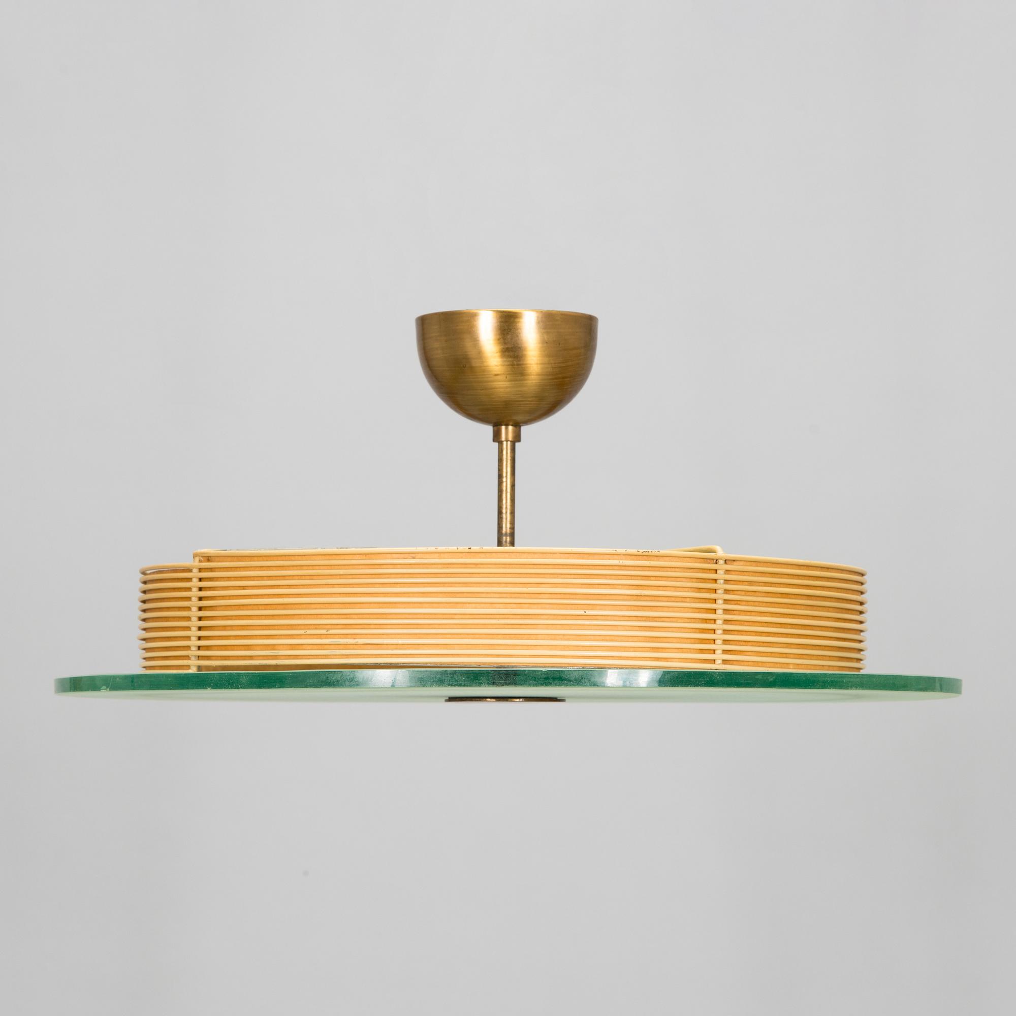 Paavo Tynell, taklampa, modell 1160. Taito Oy, 1930-tal.
