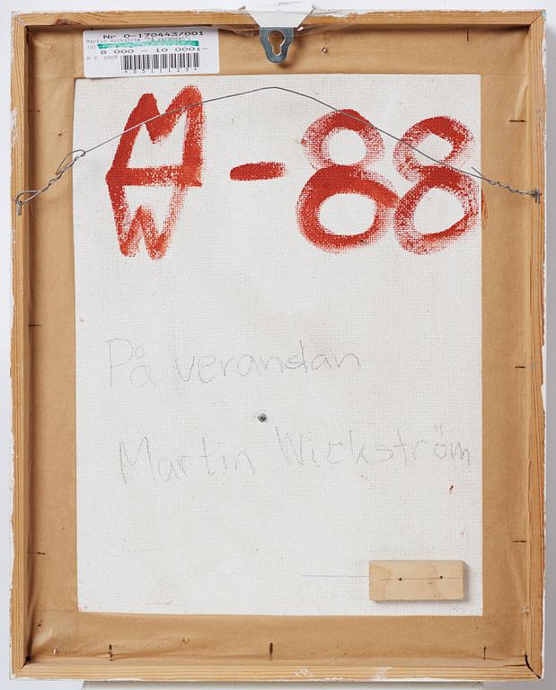 Martin Wickström, mixed media and assemblage signed dated 88 verso.