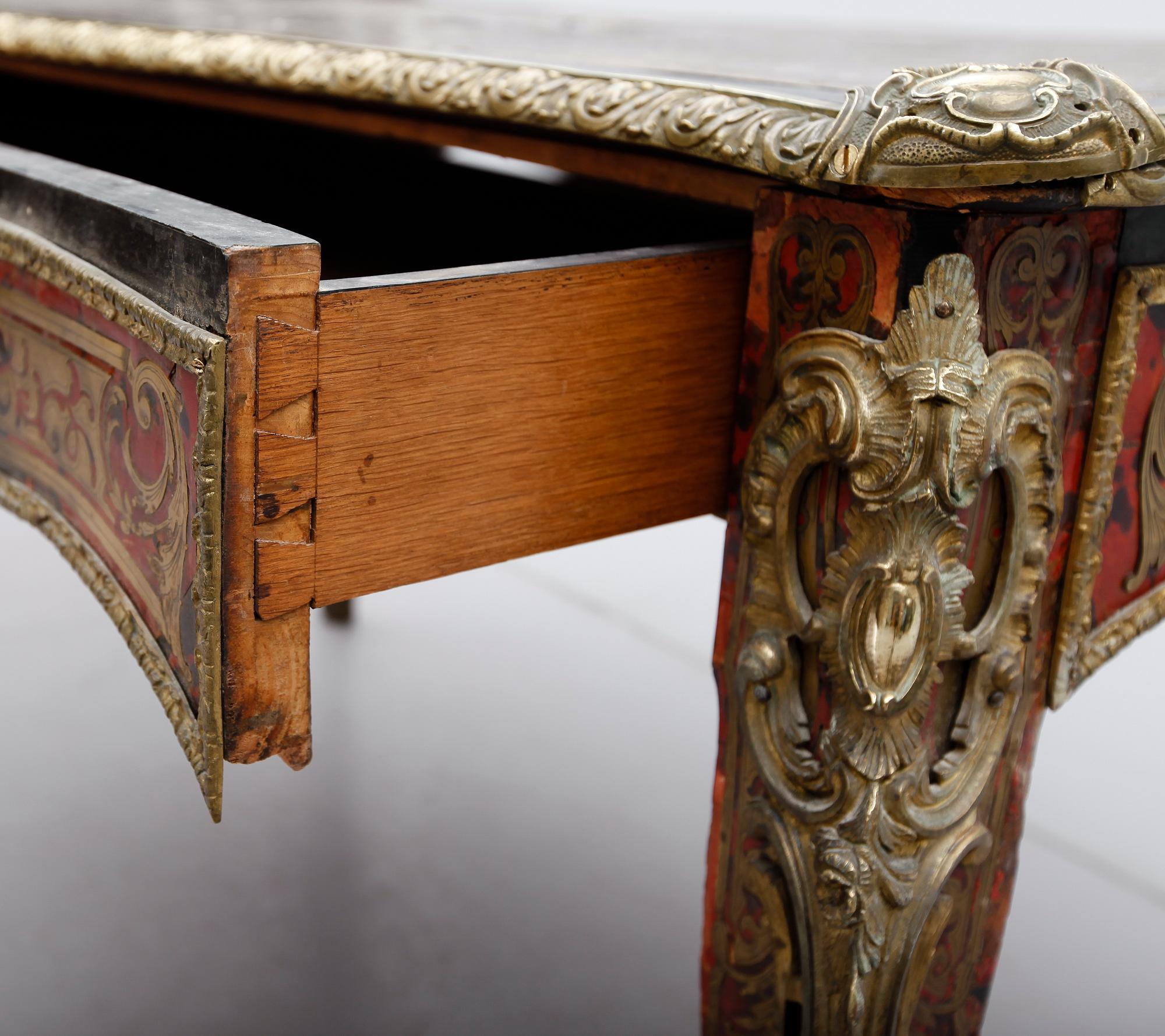 SKRIVBORD, boulle-arbete, Frankrike, 1800-tal.