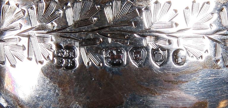 PARTI SILVER, 26 delar, bl a England, Danmark och Japan, 1800-1900-tal.