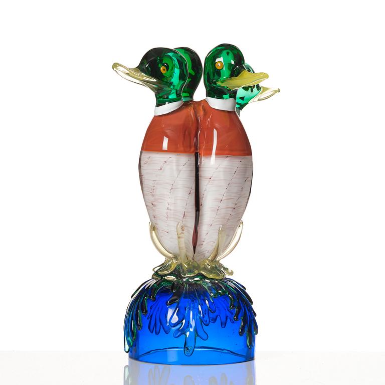 Ernst Billgren, "Väktare", skulptur, Berengo Studio, Murano 2000, ed. 2/6.
