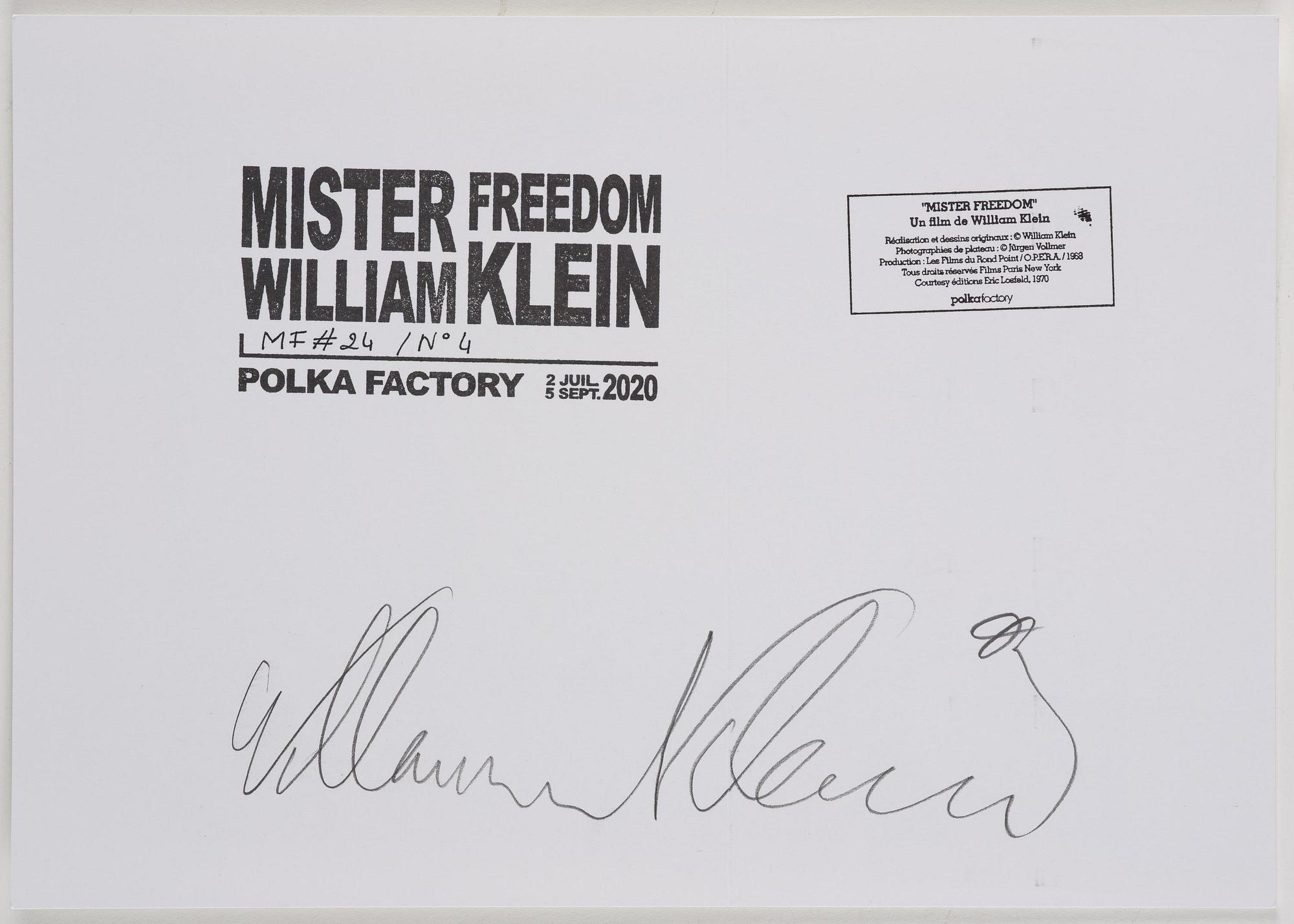 William Klein, ”Mister Freedom koffert - full set edition”, 2020.