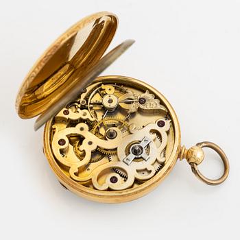Fickur, 18K guld, 46 mm.