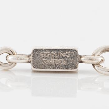 Wiwen Nilsson, armband, silver, Lund 1956.