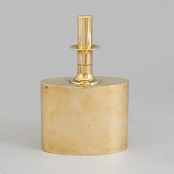 A second half of the 20th century brass flask from Skultuna Bruk.