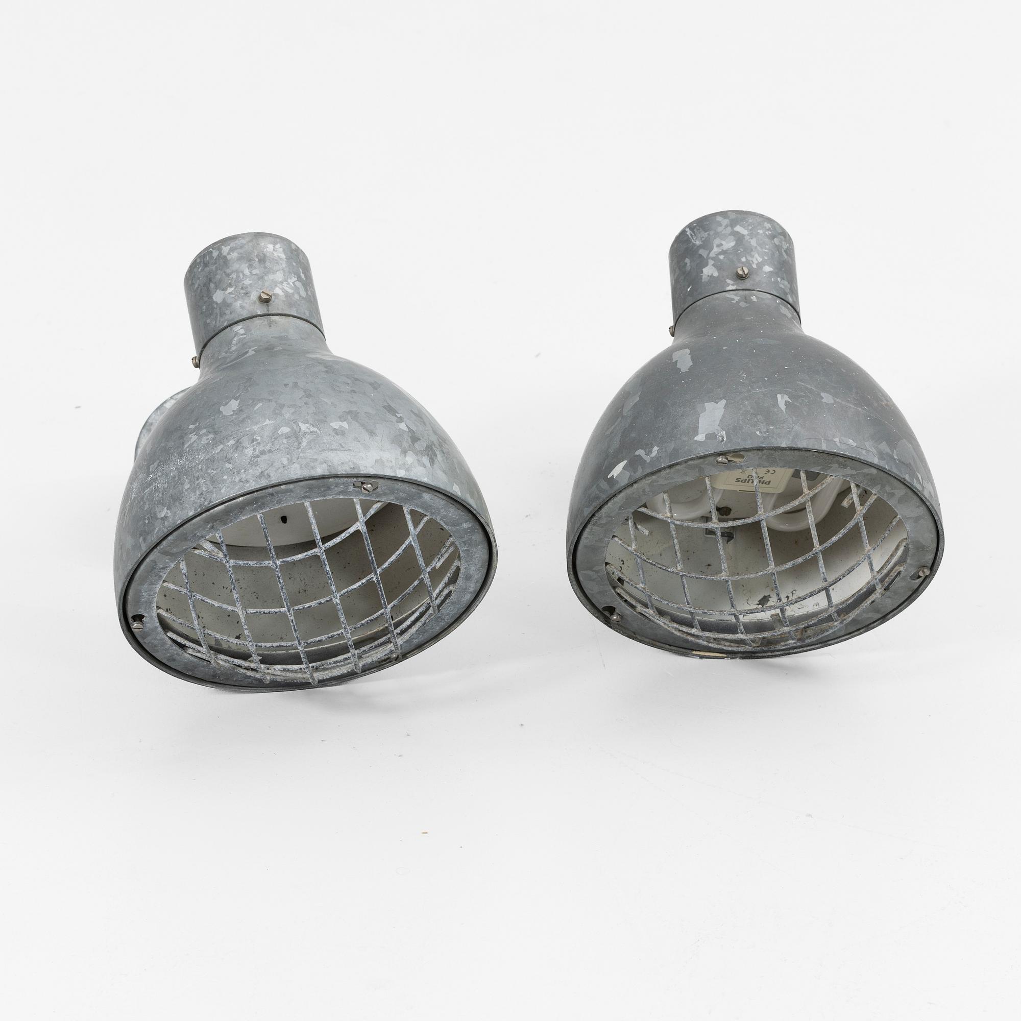 Wall lights, a pair, Fagerhult, 20th century.