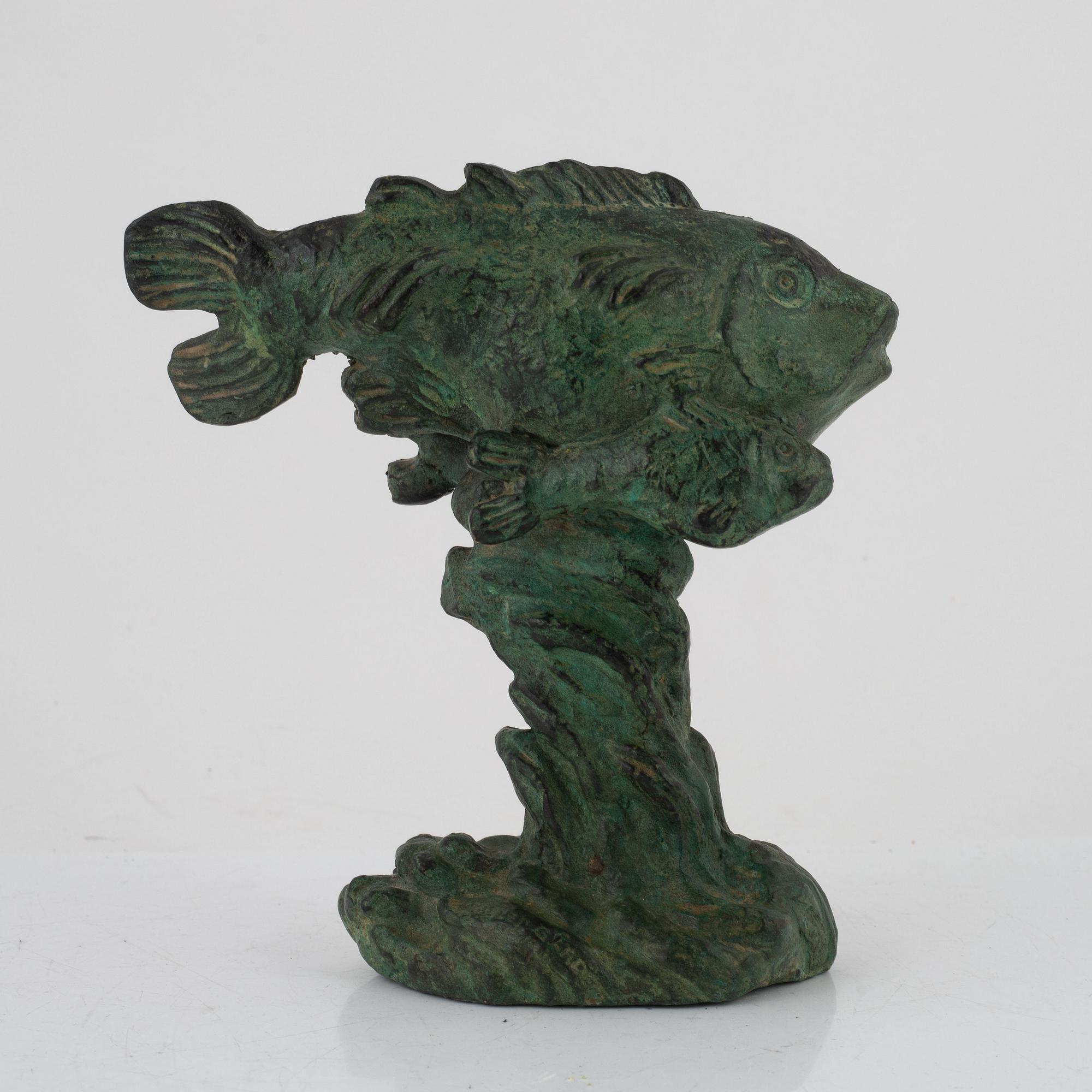 Carl Milles, after, sculpture, bronze, with stamp mark "Millesgården".