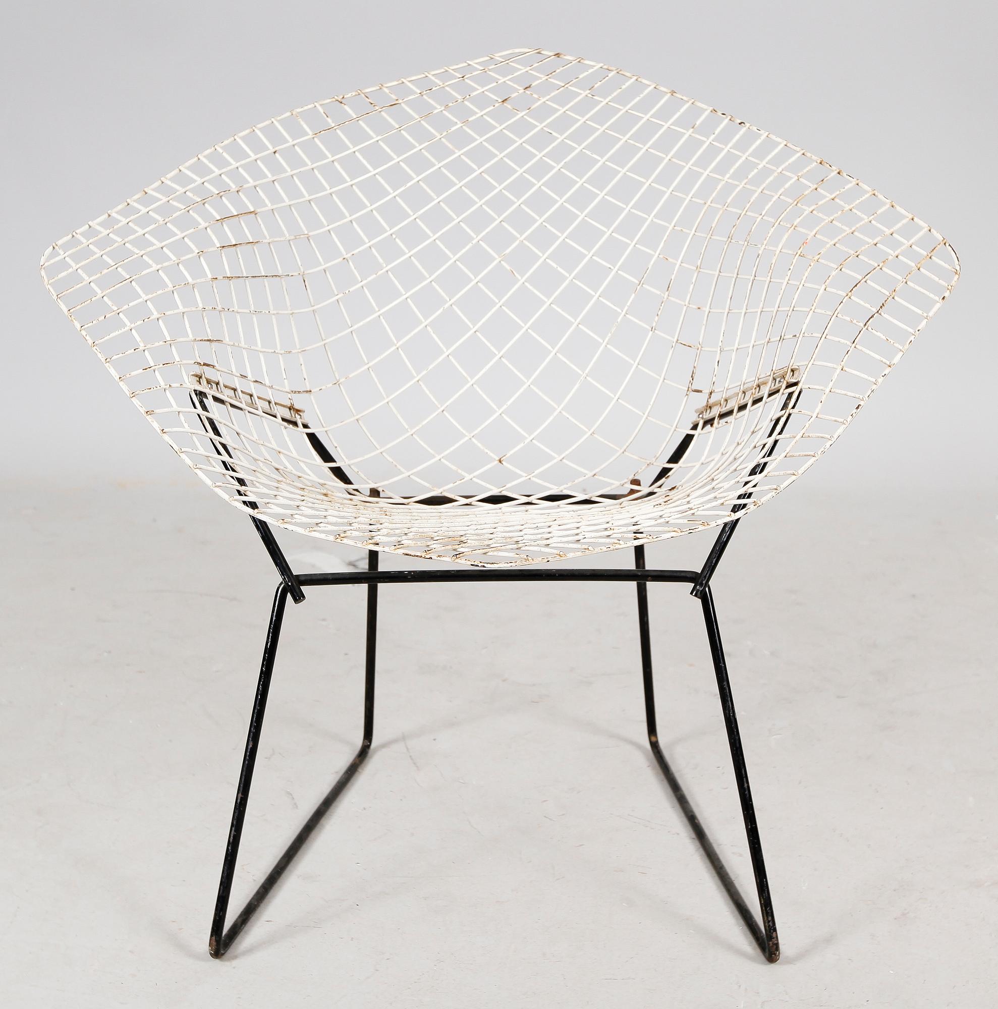 FÅTÖLJ, "Diamond chair", Harry Bertoia, 1960-tal.